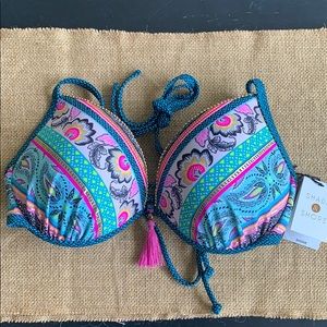 🌊 SHADE & SHORE BIKINI TOP NWT 34D  🌊